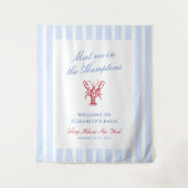 Tenture Retrouve-moi dans les Hamptons, l'enterrement de v (Devant)