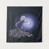 Tenture Réunion au clair de lune (Devant)