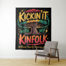 Réunion de famille personnalisée Kickin ça avec ma