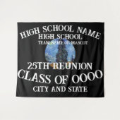 Tenture Réunion du lycée 2024 Anniversaire (Devant (Horizontal))