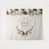 Tenture Réunion rustique de révélation du sexe de bébé ave (Devant (Horizontal))