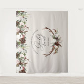 Tenture Réunion rustique de révélation du sexe de bébé ave (Devant)