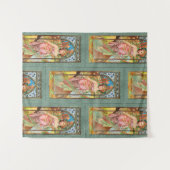 Tenture Réveil matinal par Alphonse Mucha (Devant (Horizontal))