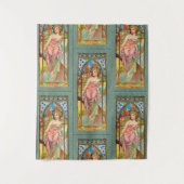 Tenture Réveil matinal par Alphonse Mucha (Devant)