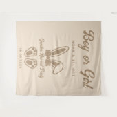 Tenture Révélation de genre beige clair lapin moderne (Devant (Horizontal))