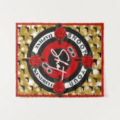 Tenture Révélation du sexe Fleurs ou Armes à feu | Tirez v (Devant (Horizontal))