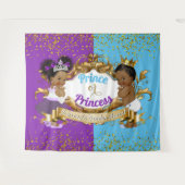 Tenture Révélation élégante de genre royal africain violet (Devant (Horizontal))