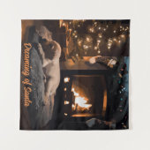 Tenture Rêver de Père Noël (Devant (Horizontal))
