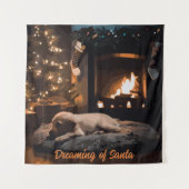 Tenture Rêver de Père Noël (Devant)