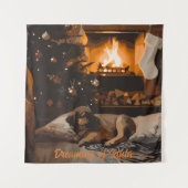 Tenture Rêver de Santa (Devant)