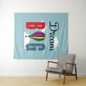 Tenture Rêver grand (En situation (horizontale))