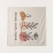 Tenture Rêver. Travailler. Répéter (Devant (Horizontal))