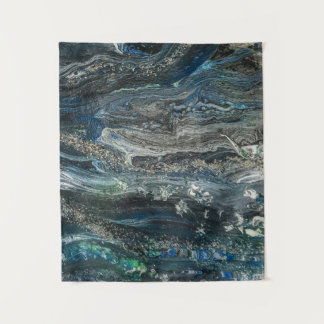 Tenture Rêves de la peinture acrylique Ocean'19 en gris