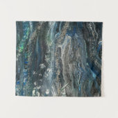 Tenture Rêves de la peinture acrylique Ocean'19 en gris (Devant (Horizontal))