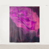 Tenture *~* Rêves de marbre rouillé Art Abstrait rose viol (Devant)