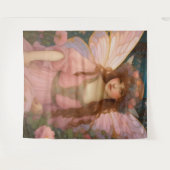Tenture Rêves Enchanteurs : Un Portrait De Fée Rose Whimsi (Devant (Horizontal))
