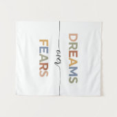 Tenture Rêves sur les peurs (Devant (Horizontal))