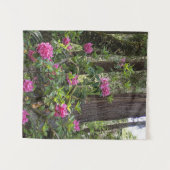 Tenture Rhododendrons roses dans une forêt florale (Devant (Horizontal))