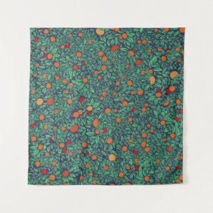 Tenture Rich Orchard : Vintage Tree Motif.