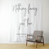 Tenture Rien de fantaisie Juste Amour Ceremony Mariage Con (En situation)