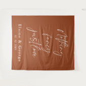 Tenture Rien de fantaisie Juste l'amour Mariage arrière-pl (Devant (Horizontal))