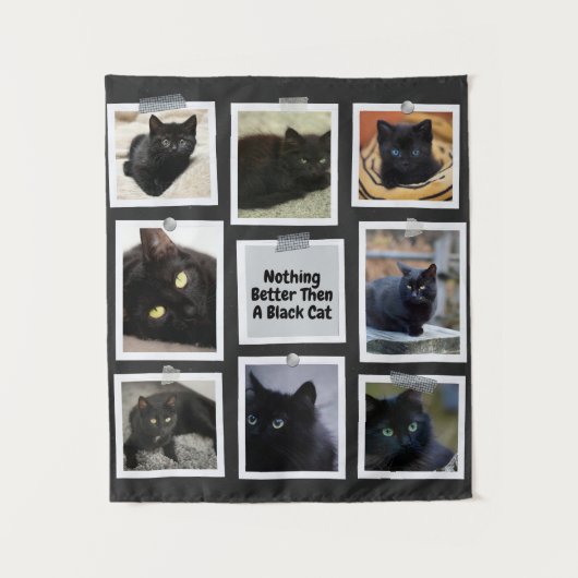 Tenture Rien De Mieux Qu'Un Chat Noir (Devant)
