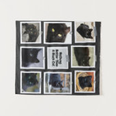 Tenture Rien De Mieux Qu'Un Chat Noir (Devant (Horizontal))