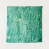 Tenture Rivière laquée marine de l'océan (Devant (Horizontal))