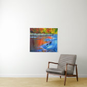 Tenture Rivière Swift reflétant les couleurs de l'automne (En situation (horizontale))