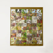 Tenture Robert Bruce Horsfall Birds Collage (Devant)