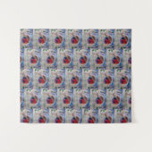 Tenture Robin de Noël (Devant (Horizontal))