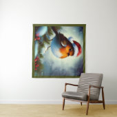 Tenture Robin de Noël 3 (En situation (horizontale))