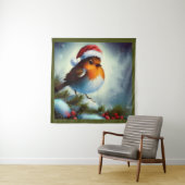 Tenture Robin de Noël 3 (En situation)