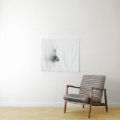 Tenture Roche isolée dans une brume de mer (En situation (horizontale))