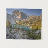 Tenture Rocher de temple et deuxième lac (Devant (Horizontal))