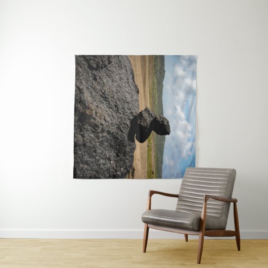 Tenture Roches empilées (En situation (horizontale))
