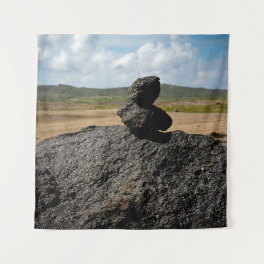 Tenture Roches empilées (Devant)