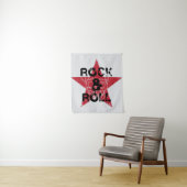 Tenture Rock n Roll Crâne Art (En situation)