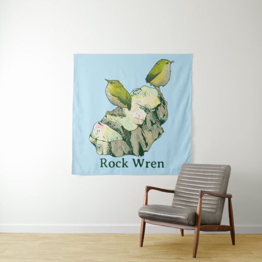 Tenture Rock Wen birds Nouvelle-Zélande (En situation)