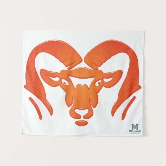 Tenture Rockford Rams #4 (Devant (Horizontal))