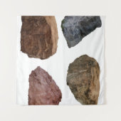 Tenture Rocks granite limestone stones (Devant (Horizontal))