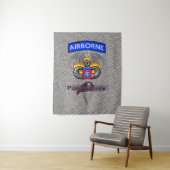 Tenture Rocky 82e division aéroportée Silver Chute (En situation)