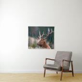 Tenture Rocky Mountain Elk Parc national de Yellowstone (En situation (horizontale))