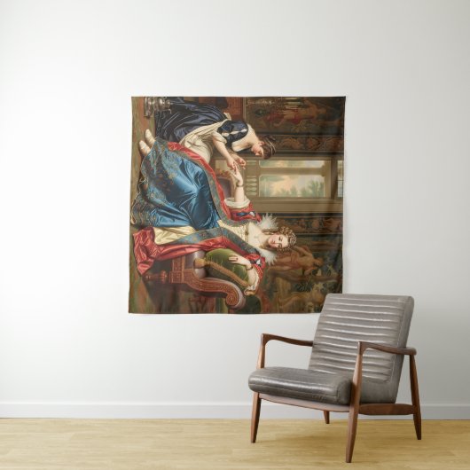 Tenture Rococo Secrets : La beauté du Regal dans un cadre (En situation (horizontale))