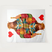 Tenture Roi des Coeurs (Devant (Horizontal))