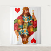 Tenture Roi des Coeurs (Devant)