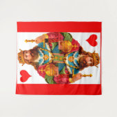 Tenture Roi des Coeurs (Devant (Horizontal))