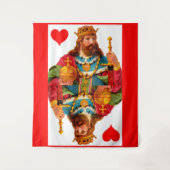 Tenture Roi des Coeurs (Devant)