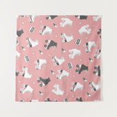 Tenture Roller skates cassette motif. (Devant (Horizontal))