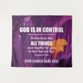 Tenture Romains 8:28 TOUTES CHOSES TRAVAILLENT ENSEMBLE Ég (Devant (Horizontal))